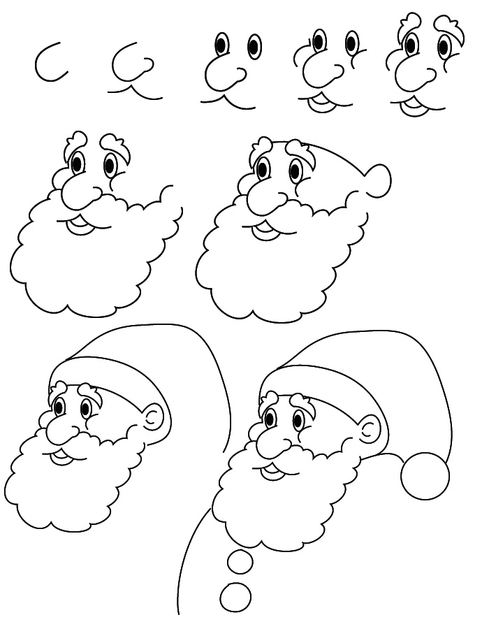 drawing santa-claus