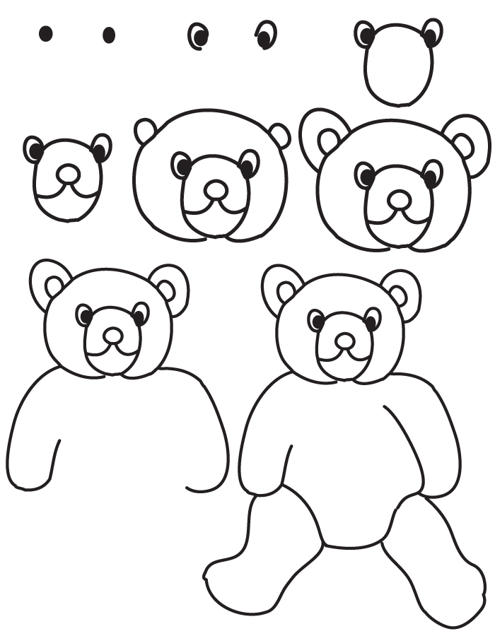 drawing teddy-bear