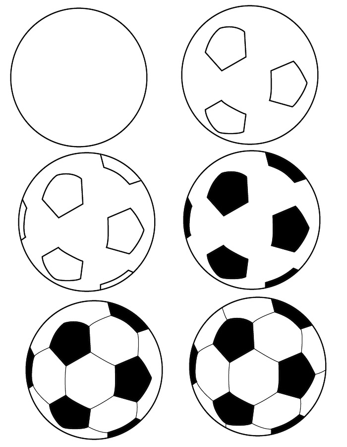 drawing soccer-ball