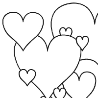 Coloring heart