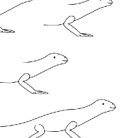 Drawing lizard