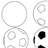 Drawing soccer ball